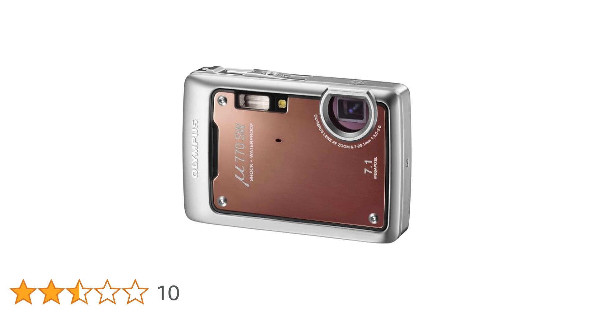 Amazon | OLYMPUS 防水デジタルカメラ μ770SW (ミュー) モカ